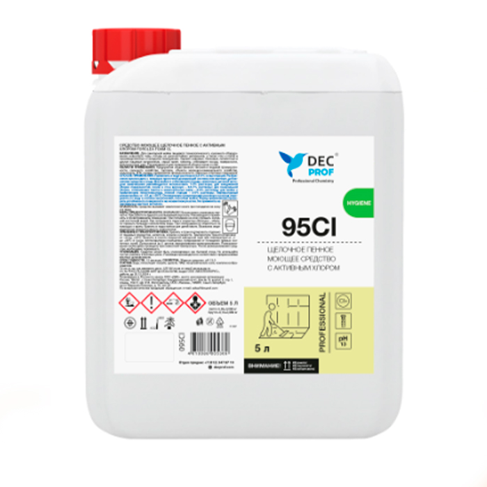 Mоющее средство с активным хлором 95Cl 5 л