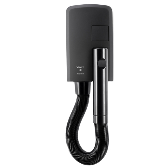 Фен для волос настенный Valera Hospitality Hotello (832.01/T black matt)
