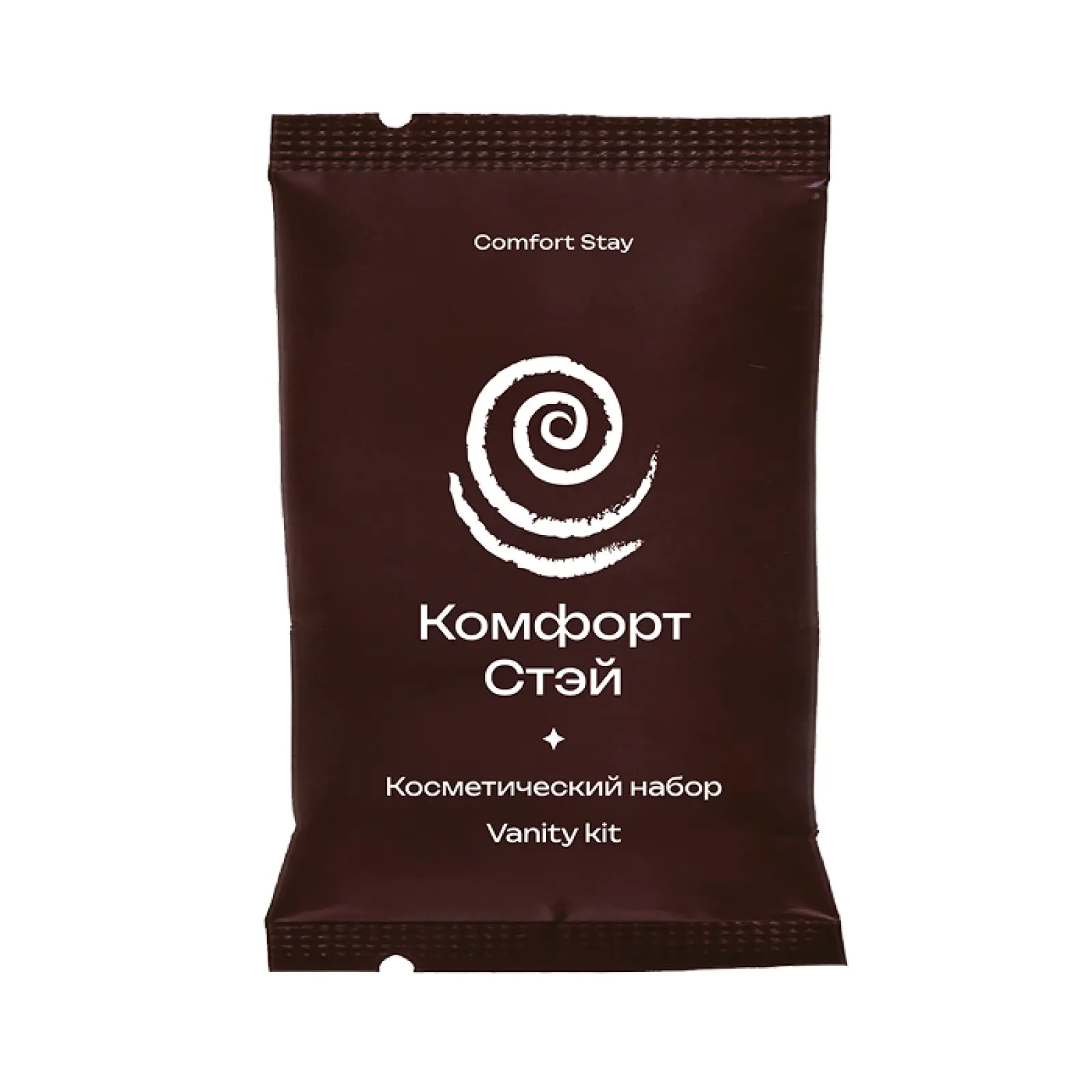 Косметический набор Комфорт стэй темный (ватные палочки, ватные шарики, пилочка для ногтей, 250 штук в упаковке)