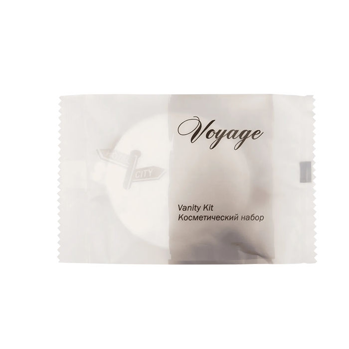 Косметический набор Voyage флоупак (2 диска, 3 ватные палочки, пилочка, 200 штук в упаковке)