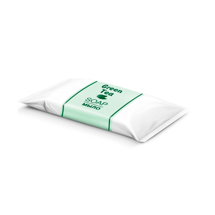 Мыло туалетное GREEN TEA 9 г флоупак (500 штук в упаковке)