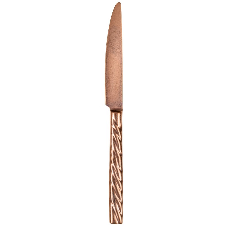 Vega retro copper нож столовый 22 см Narin