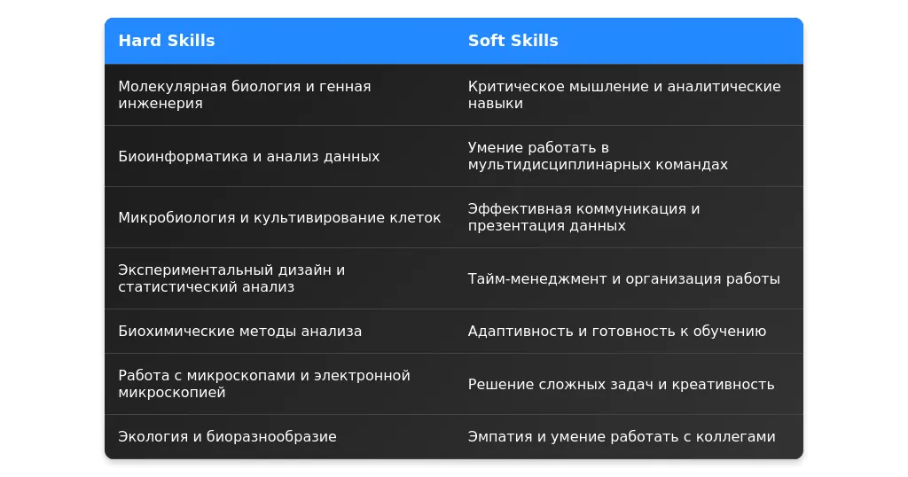 Рынок труда для профессии "биолог" в 2025 году