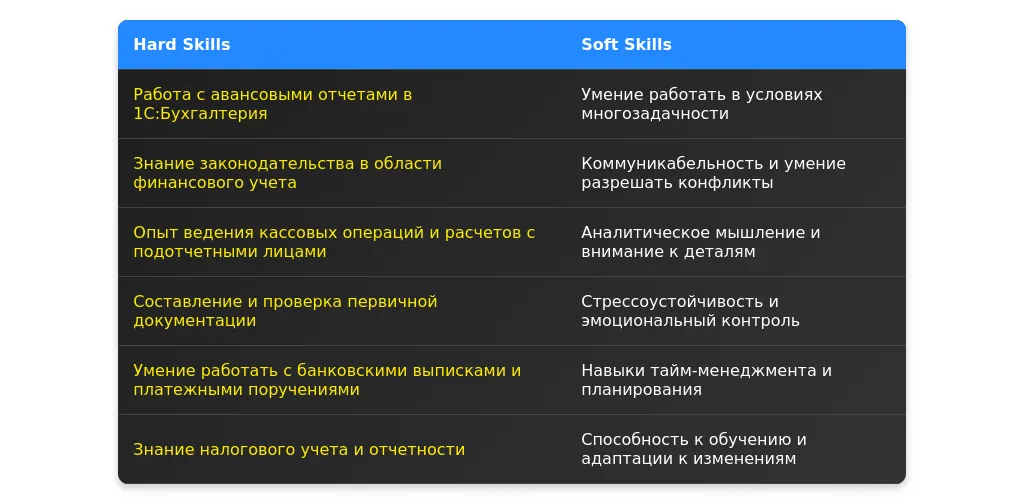 Рынок труда для бухгалтеров на участке авансовых отчетов в 2025 году