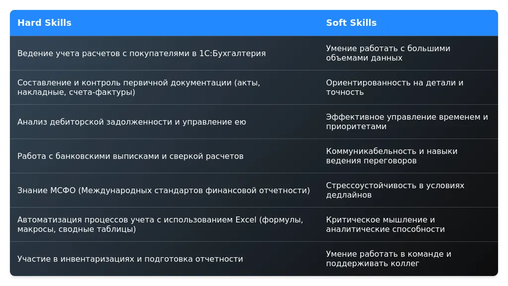 Рынок труда для бухгалтеров по учету расчетов с покупателями в 2025 году