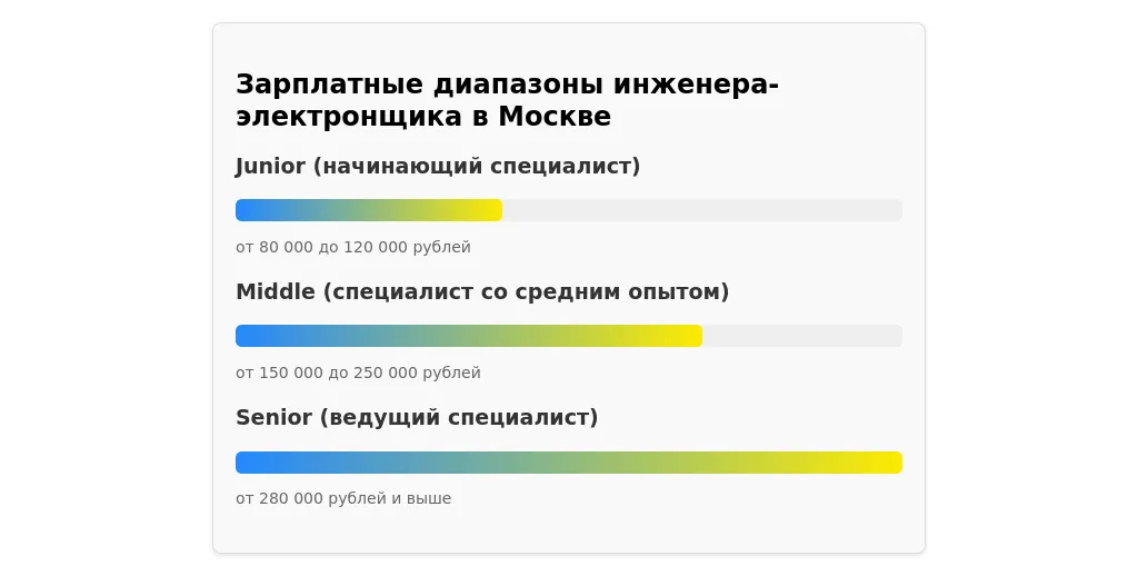 Рынок труда для инженеров-электронщиков в Москве в 2025 году: обзор зарплат и перспектив