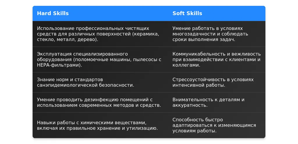 Рынок труда для профессии "уборщица" в 2025 году