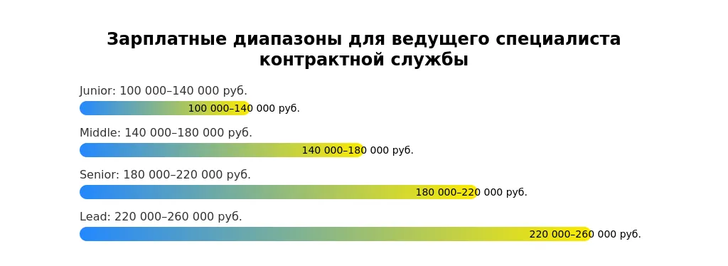 Рынок труда для ведущих специалистов контрактной службы в 2025 году