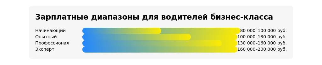 Рынок труда для водителей бизнес-класса в 2025 году