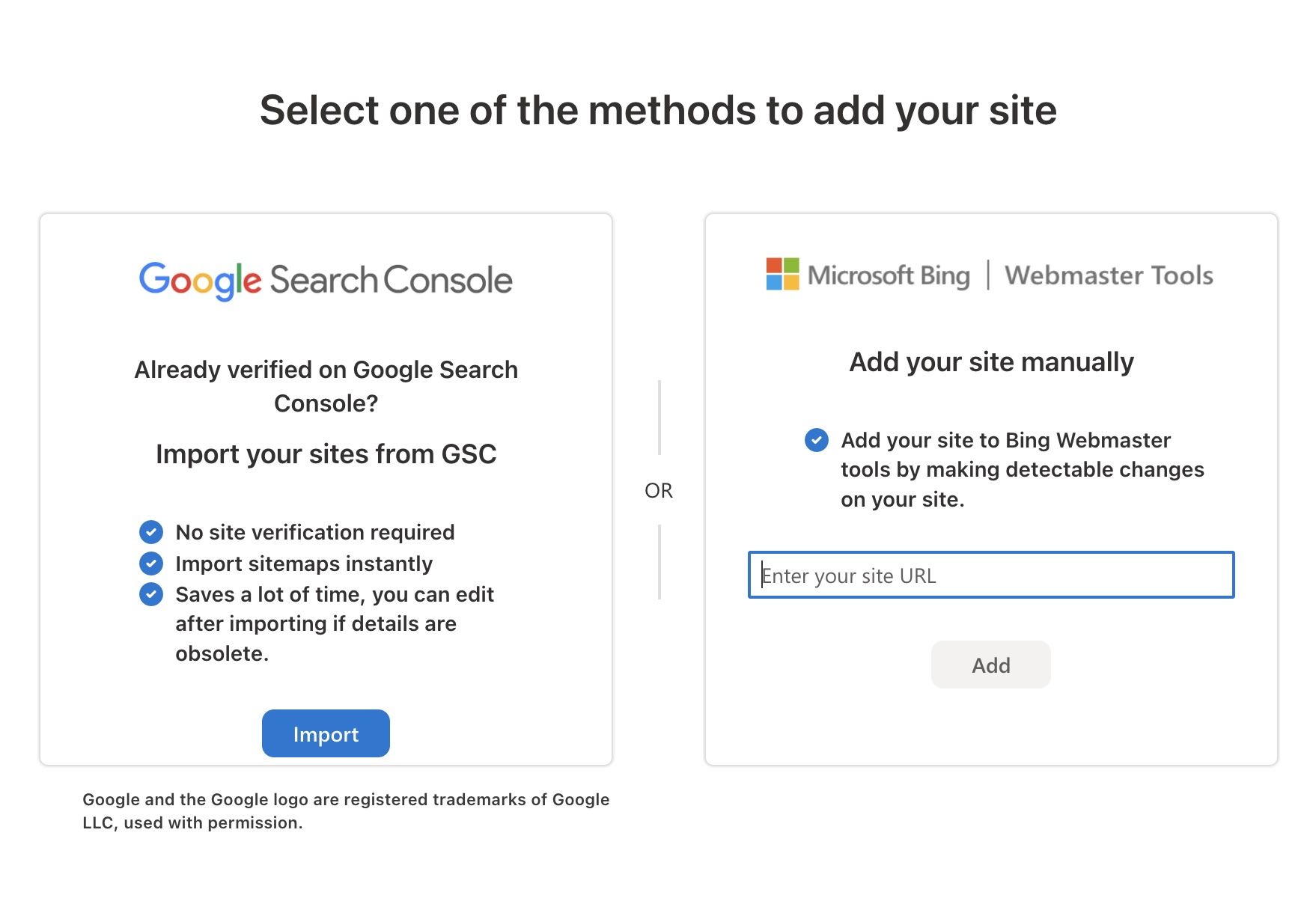 Bing Webmaster Tool