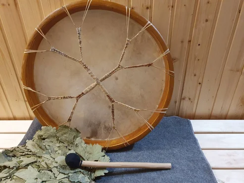 Бубен в бане