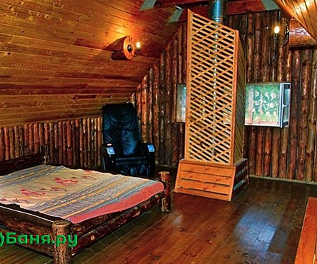 Баня №5 Бревенчатая (полулюкс)