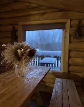 Баня на дровах Усадьба