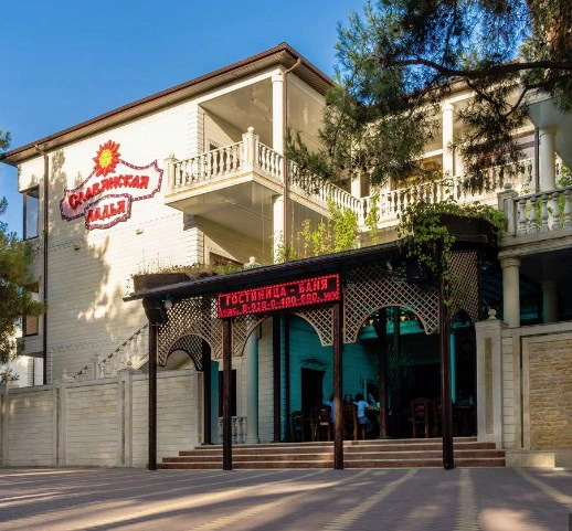 Баня отеля Славянская ладья