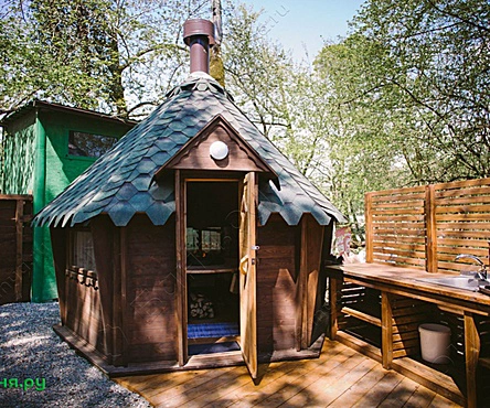 Русская баня с купелью