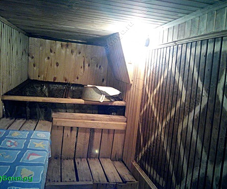 Русская баня в деревне Березка