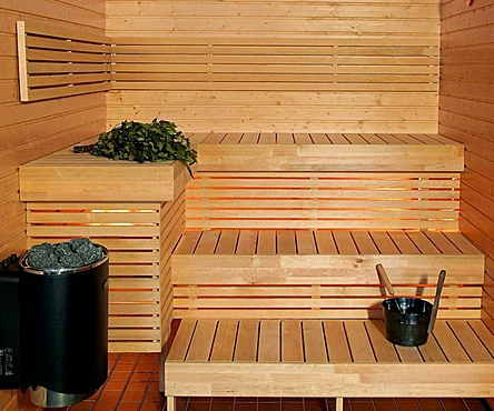Сауна с бассейном
