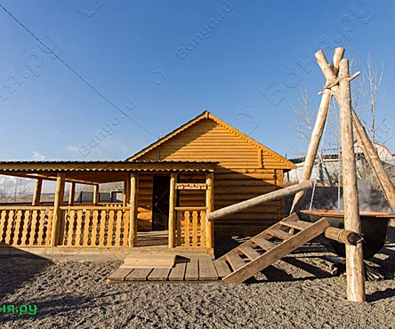 Русская баня с банным чаном