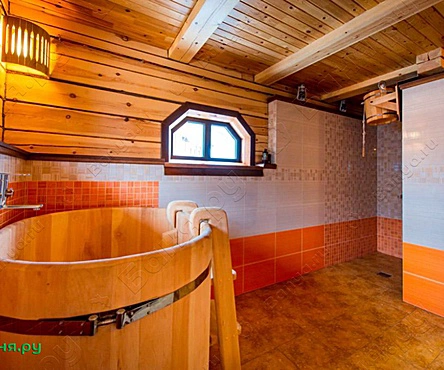 Большая баня с кедровой купелью