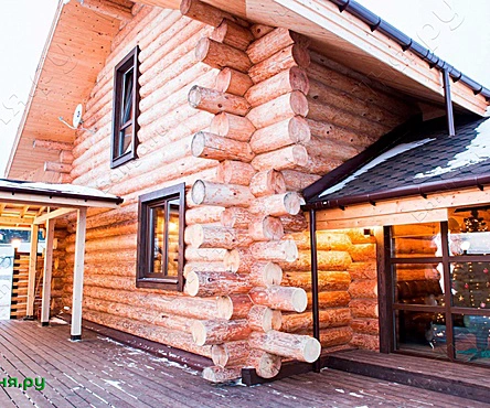 Русская баня в коттедже Шале