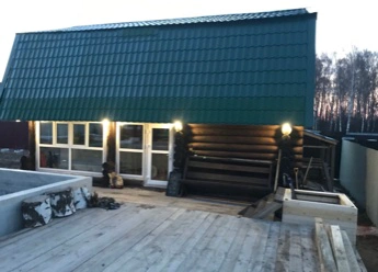 Баня в деревне Кузнечиха