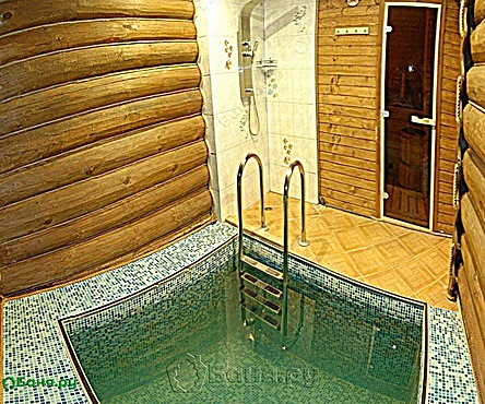 Сруб с бильярдом