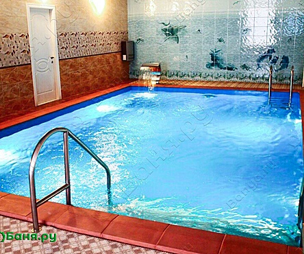 Баня №2 с большим бассейном