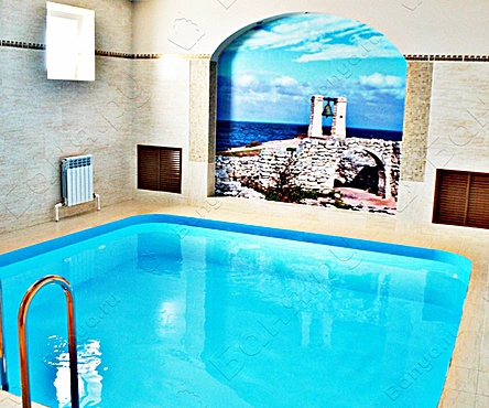 Римская баня на дровах