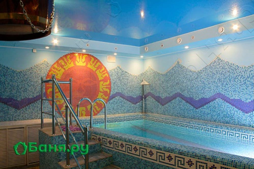 Сауна с бассейном