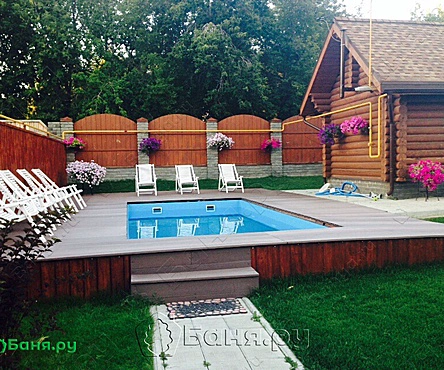 Сруб Хохлома