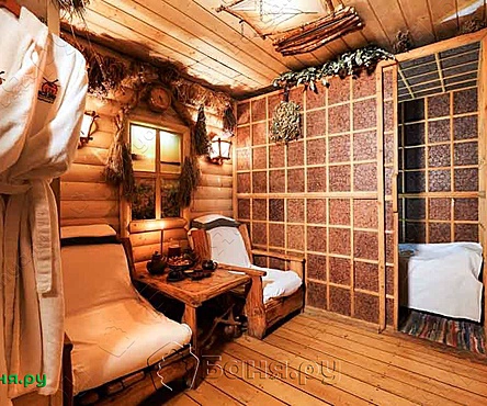 Баня из липы