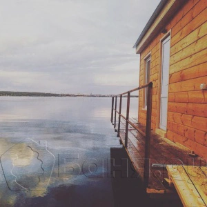 Баня на плаву Белый парус