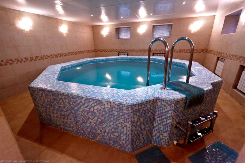 Сауна в коттедже Золотая подкова