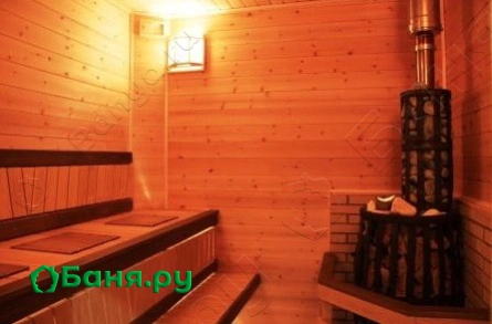 Сауна на берегу озера