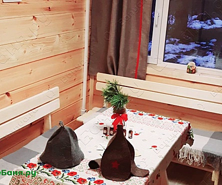 Русская баня на дровах