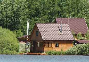 Дом-баня базы отдыха Алёшкины пруды