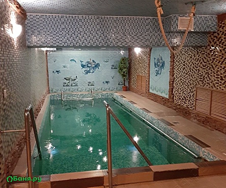 Сауна с бассейном