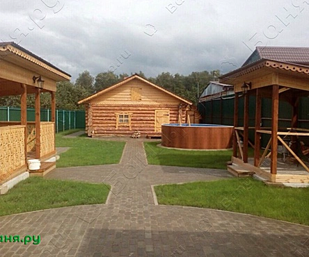 Баня на дровах