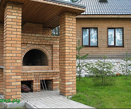 Баня на дровах Завалинка