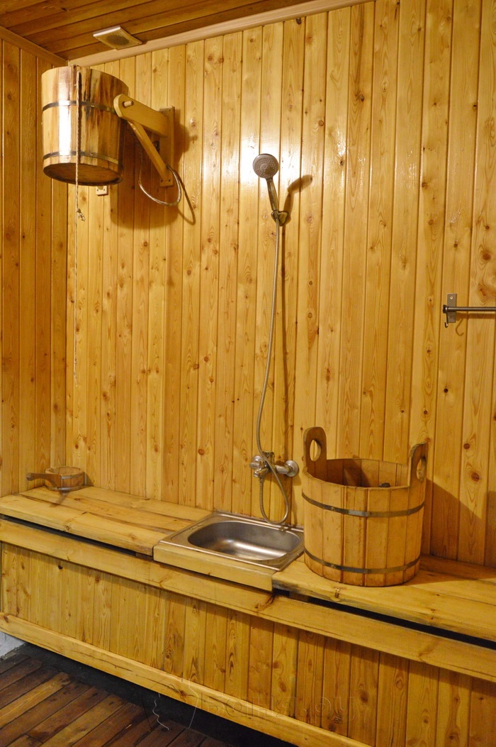 Русская баня на дровах Каменка