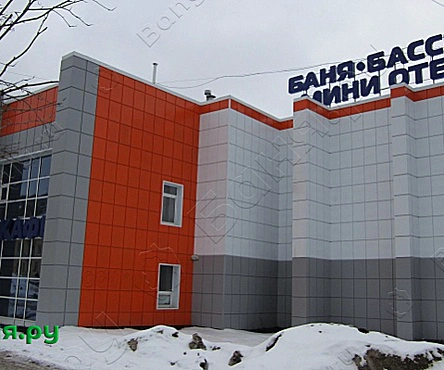 Сауна в бассейне