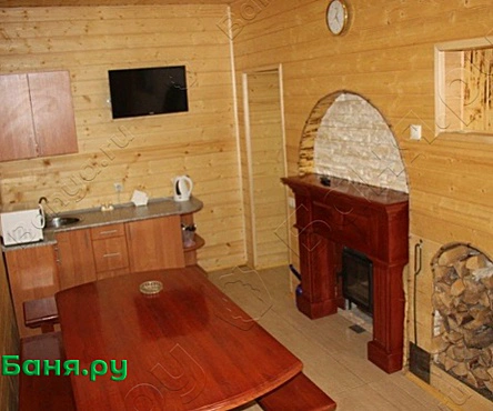 Баня на дровах (2 зала)