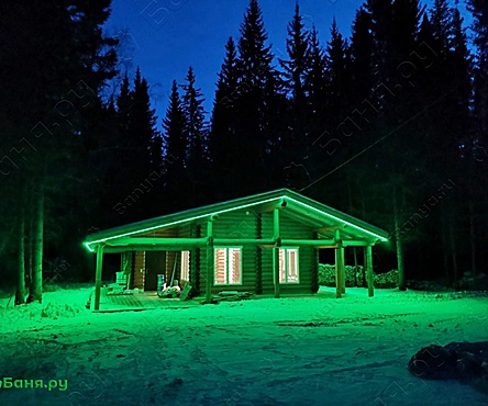 Баня с бассейном