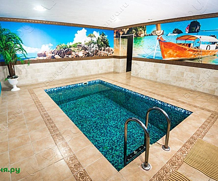 Сауна с бассейном