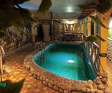 Сауна с бассейном