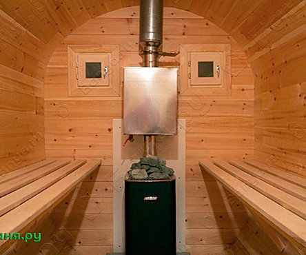 Кедровая баня-бочка