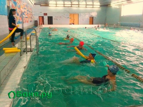 Сауна с бассейном