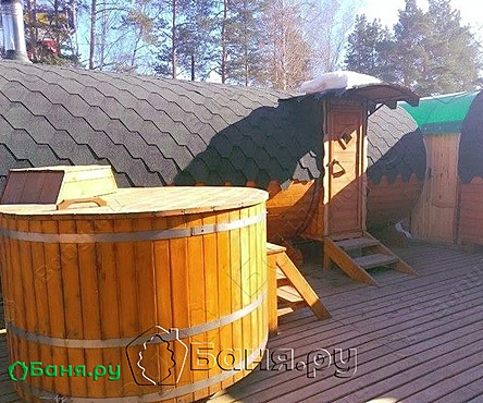 Кедровая бочка большая