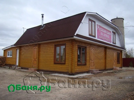 Русская баня с бильярдом