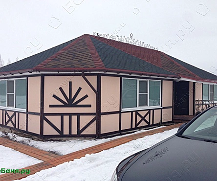 Баня с бильярдом